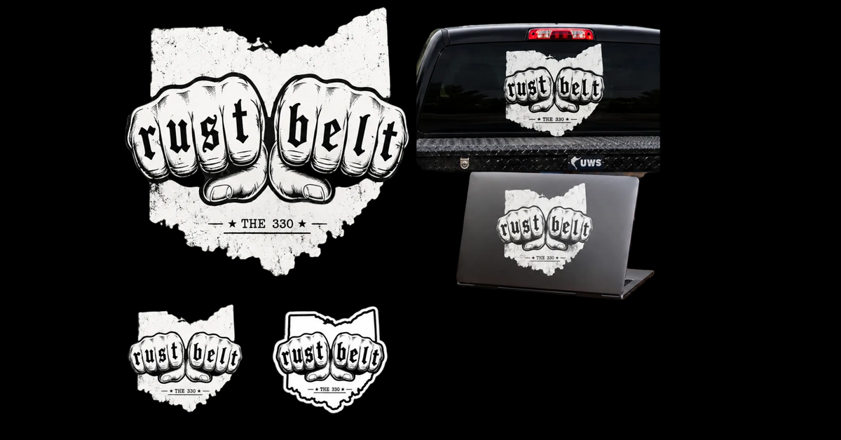 Custom Vinyl Decal - Rust Belt The 330
