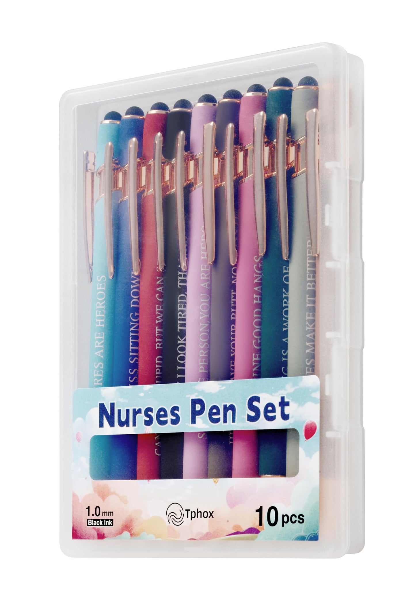 Funny Ballpoint Pens -Offensive Days Of The Week Pen Quotes, Funny Pen Set of 7 Adult Humor Pens, Sarcastic Daily Pen Set,Black Ink (7pcs week pens)
