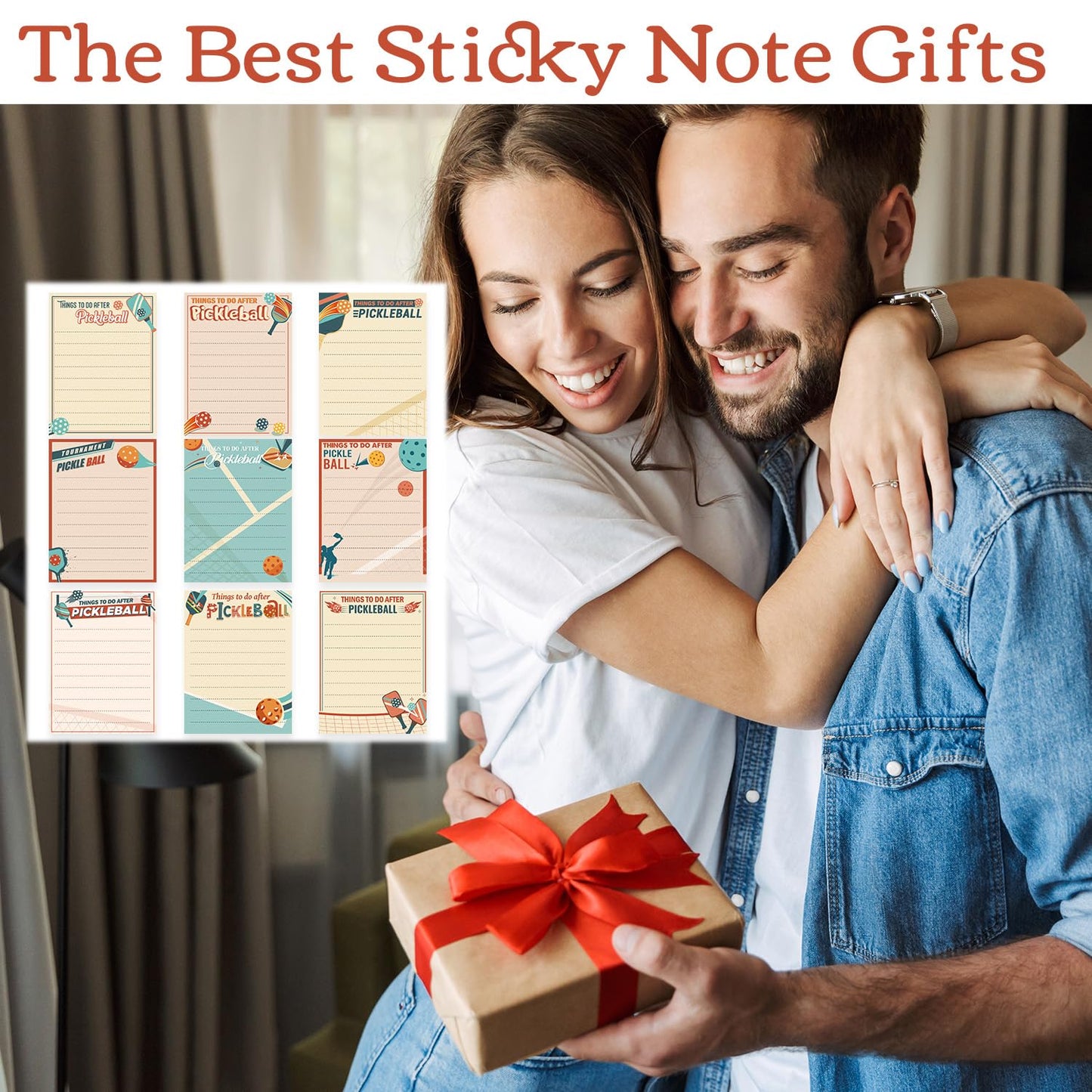 Patriotic Sticky Notes Gifts - 9 Pack Red White Blue Sticky Notes 3x4 Inches, Proud to Be an American Self-Stick Memo Pads, National Memorial Veterans Day Office Supplies, 450 Sheets