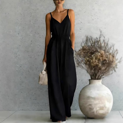 Women's light casual Wide-leg Jumpsuit