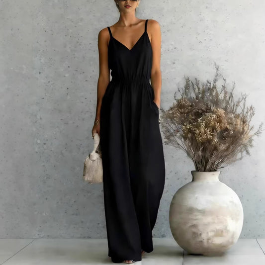 Women's light casual Wide-leg Jumpsuit