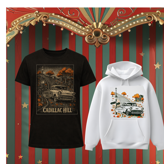 Nostalgic Cadillac Hill Tee Shirt
