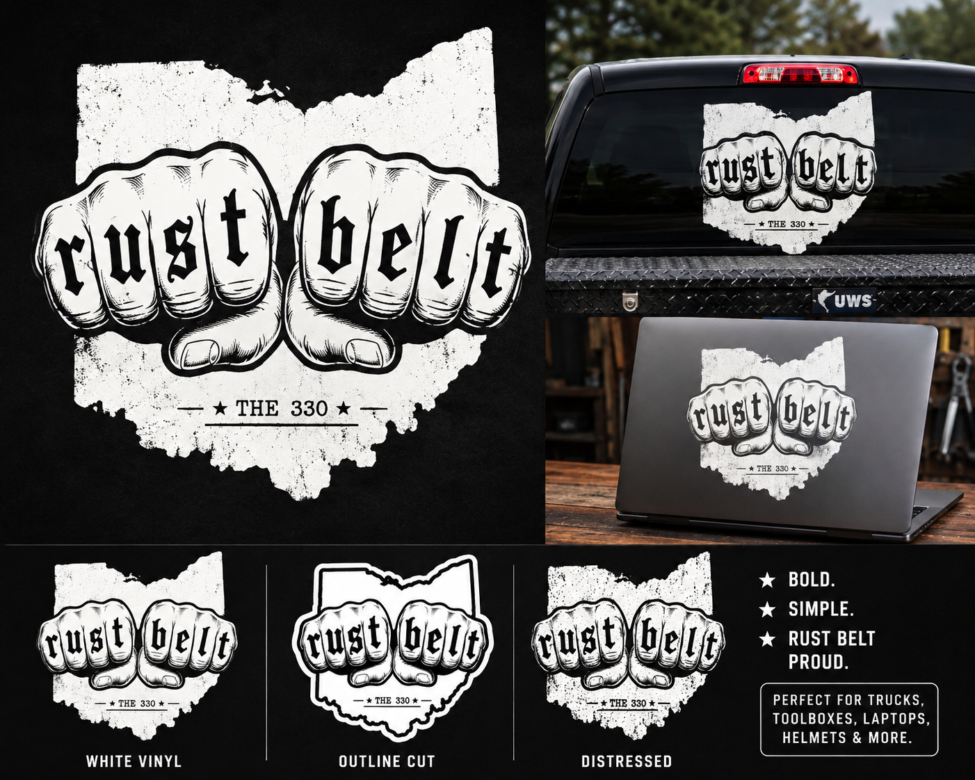 Vinyl Decals Weatherproof UV Resistant For Helmets, Bikes,Cars, Trucks,  Windows, and Gear