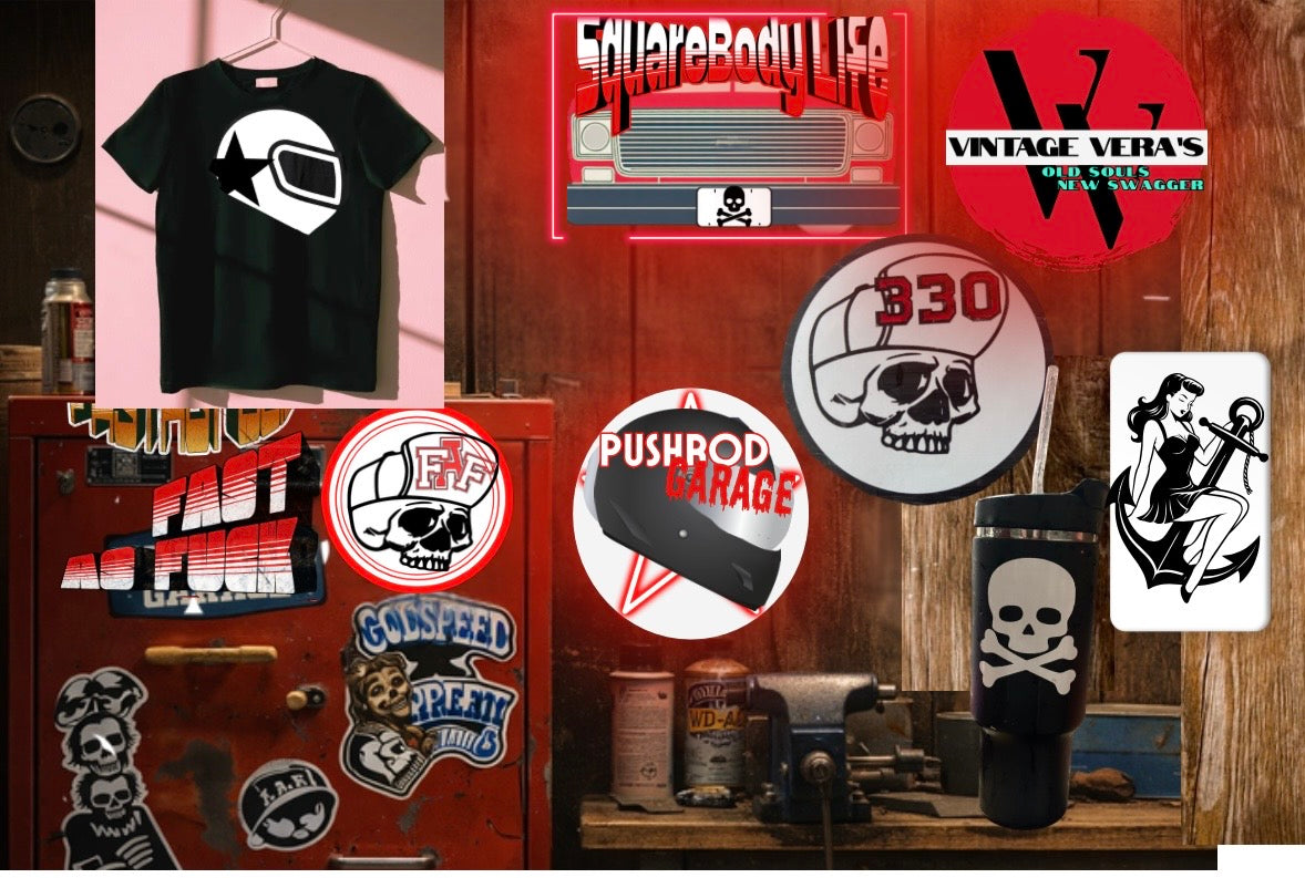 Vinyl Decals Weatherproof UV Resistant For Helmets, Bikes,Cars, Trucks,  Windows, and Gear