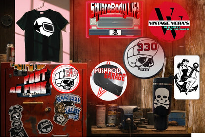 Vinyl Decals Weatherproof UV Resistant For Helmets, Bikes,Cars, Trucks,  Windows, and Gear