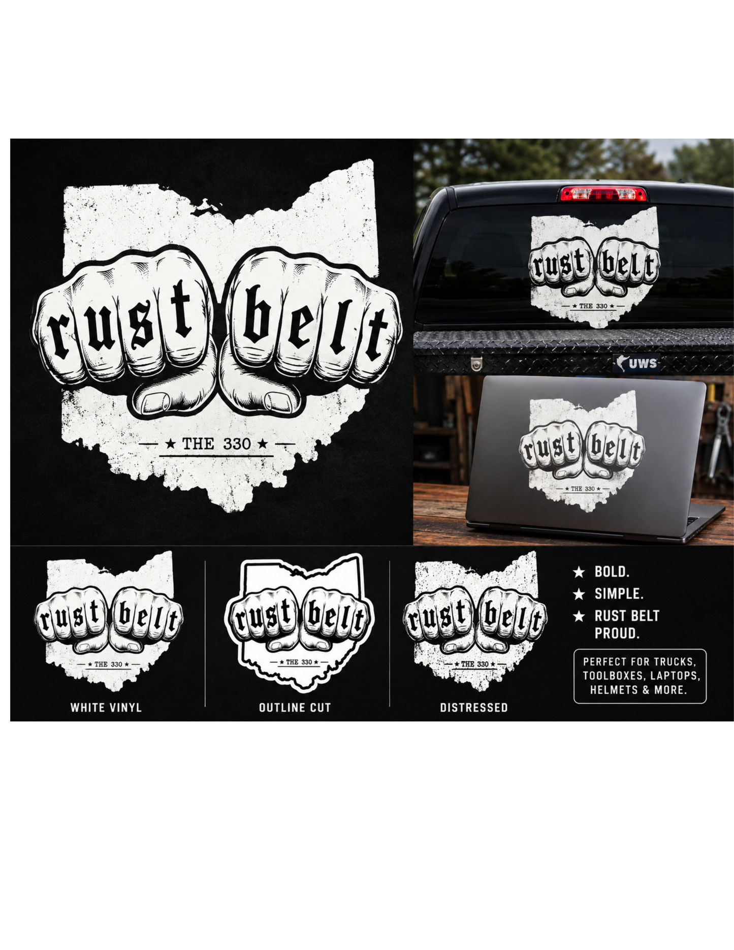 Vinyl Decals Weatherproof UV Resistant For Helmets, Bikes,Cars, Trucks,  Windows, and Gear