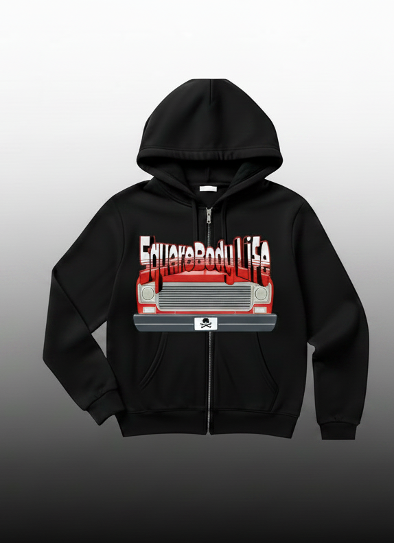 Garage Inspired Custom Graphic Full Zipper Hoodies