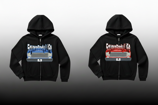 Garage Inspired Custom Graphic Full Zipper Hoodies
